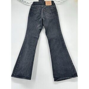 Vintage Levis 501 Jeans Womens Juniors 24 Boot Cut Slim Fit Made in USA 2000,s